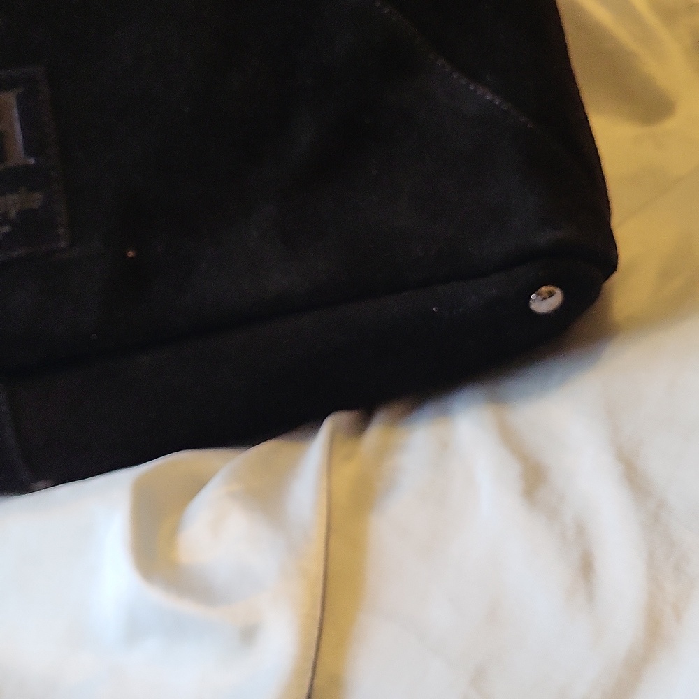 Haute Hippie Black Suede Shoulder Hobo Bnwt Rt Eh - Picture 3 of 6